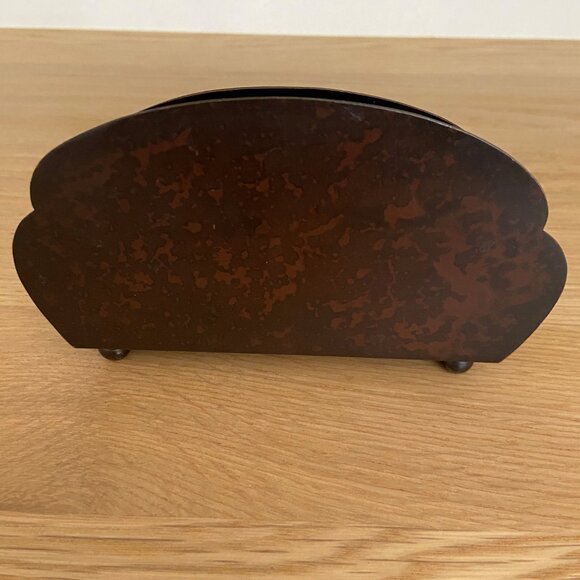 Vintage Heintz Metal Art Shop Letter Holder With Perpetual Calendar and Letter O - Picture 8 of 10